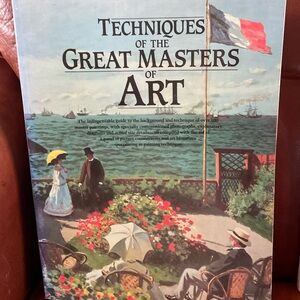 Techniques of the Great Masters of Art — Illustrated Hardcover (Blue Cover)